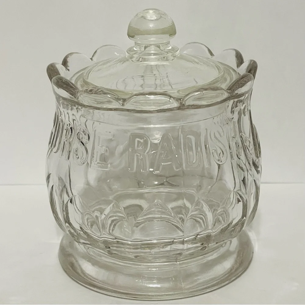 Antique -Post Civil War Era- Original 1869 HEINZ Anchor Horseradish Glass Jar
